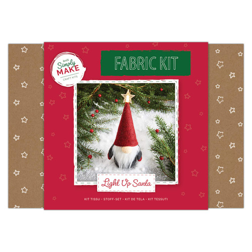 Fabric Kit - Simply Make - Light Up Santa