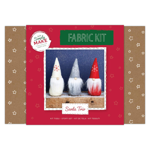 Fabric Kit - Simply Make - Large Santa Trio
