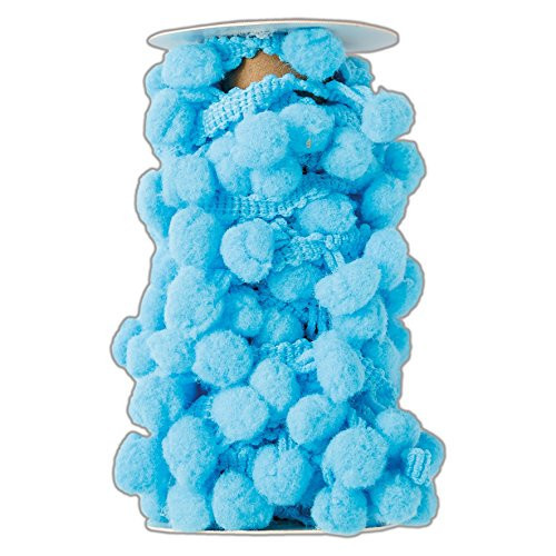 Pom Pom Trim (3m) - Ice Blue