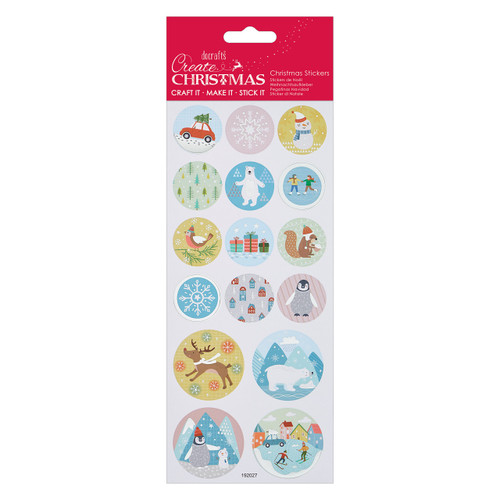 Foil Stickers - Pastel Christmas