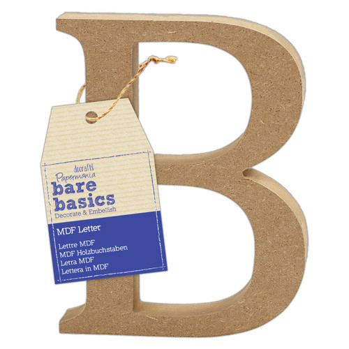 MDF Letter (1pc) - Bare Basics - B