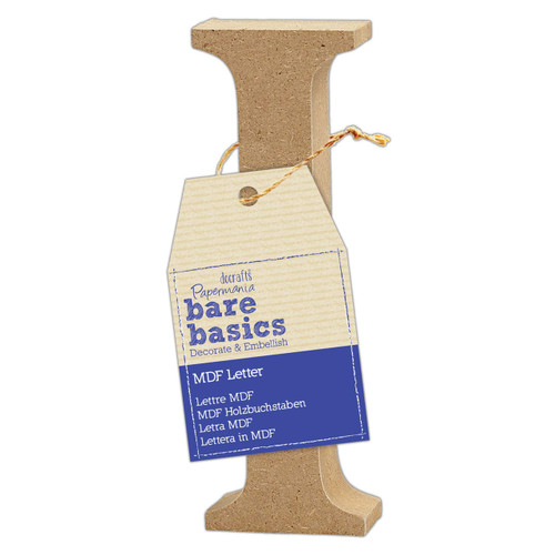 MDF Letter (1pc) - Bare Basics - I