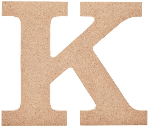 MDF Letter (1pc) - Bare Basics - K