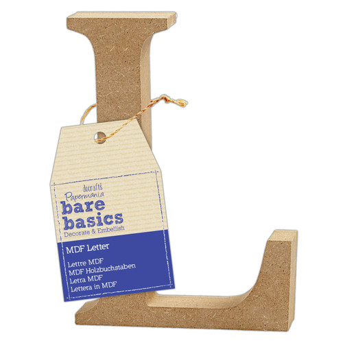 MDF Letter (1pc) - Bare Basics - L