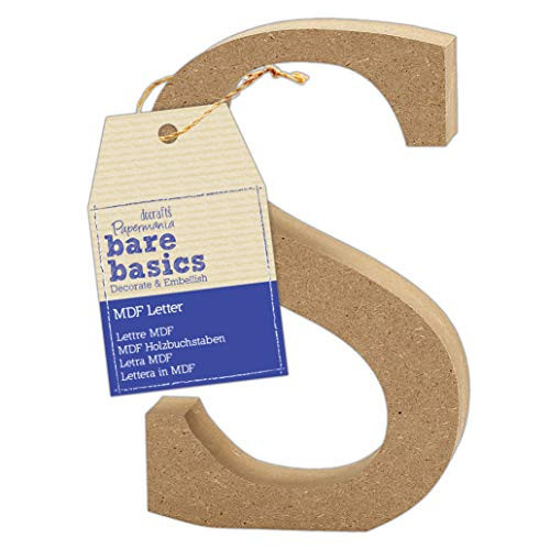 MDF Letter (1pc) - Bare Basics - S