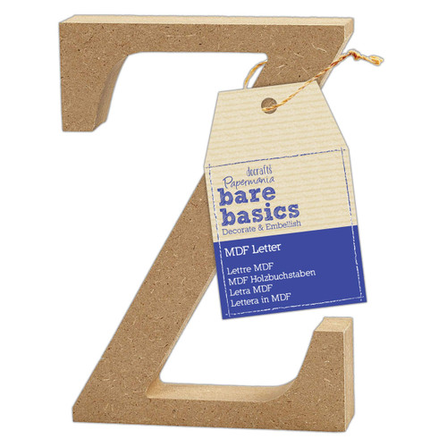 MDF Letter (1pc) - Bare Basics - Z