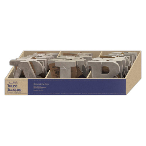 Concrete Letter Dispenser (81pcs) - Bare Basics