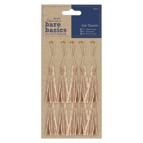 Jute Tassels (10pcs) - Bare Basics