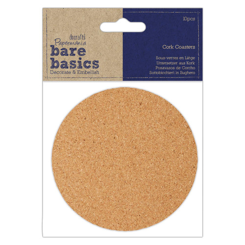 Cork Coasters (10pk) - Bare Basics