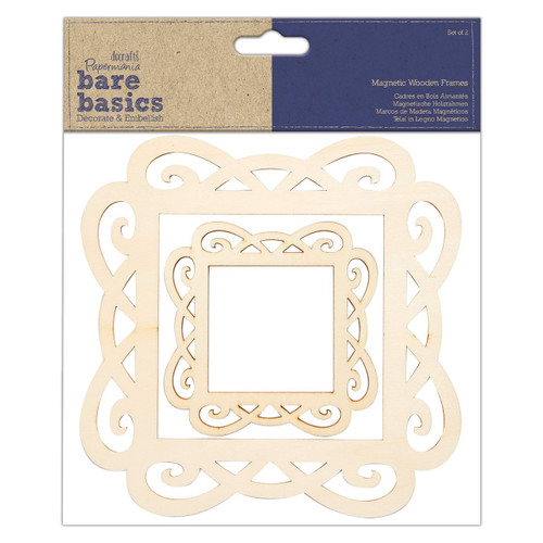 Magnetic Wooden Frames (2pcs) - Bare Basics