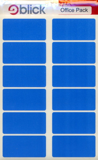 Blue Office Pack 25 x 50mm (320 Stickers)