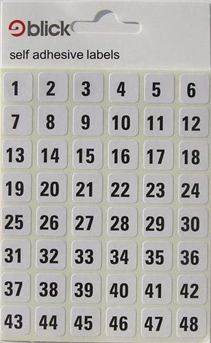 00-99 - 13 x 13mm (144 Stickers)