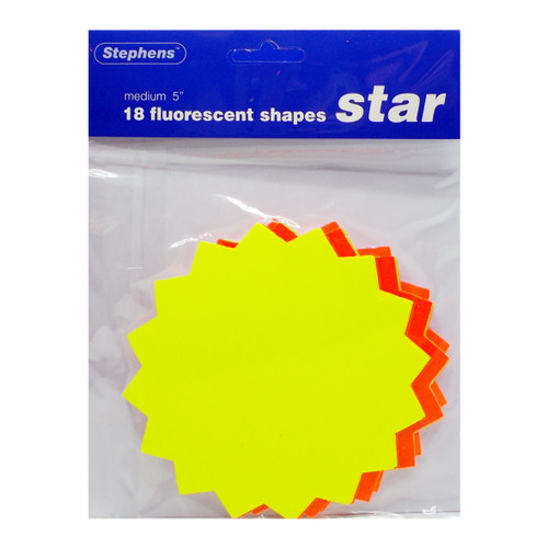 Fluorescent Stars 5 18 Sheets
