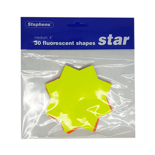 Fluorescent Star 4 30 Sheets
