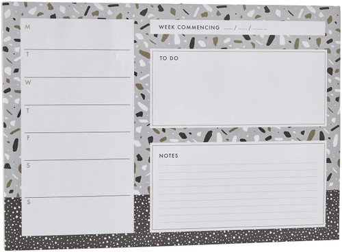 A4 Desk Pad - Metallic Mono