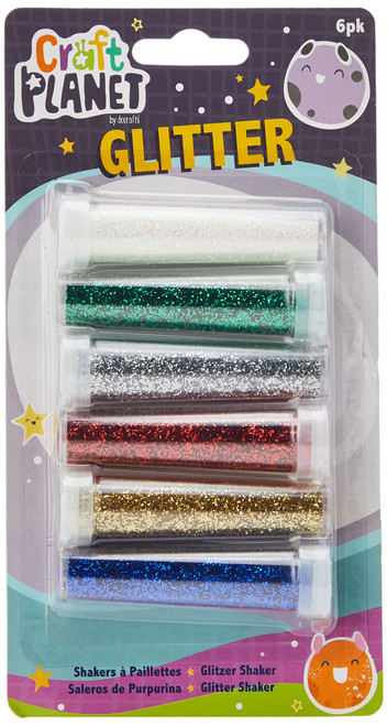 Glitter Shakers (6pk) - Assorted