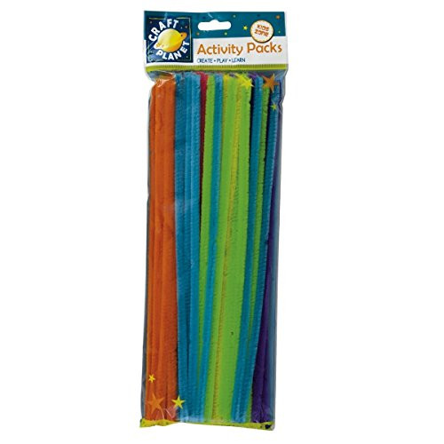 Chenille Stems (60pk) - 6 Neon Colours (300mm)