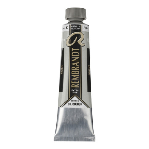 40ml - Rembrandt Oil - Silver - Series 3