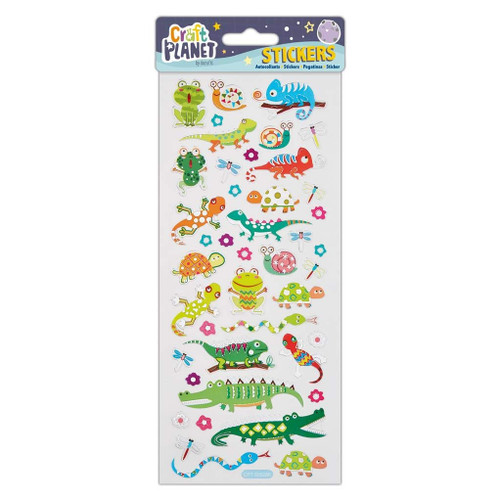 Fun Stickers - Crocs & Lizards