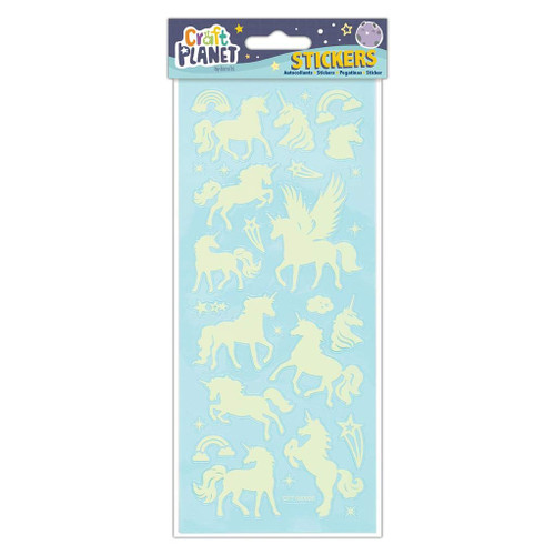 Fun Stickers - Glow In The Dark - Unicorns