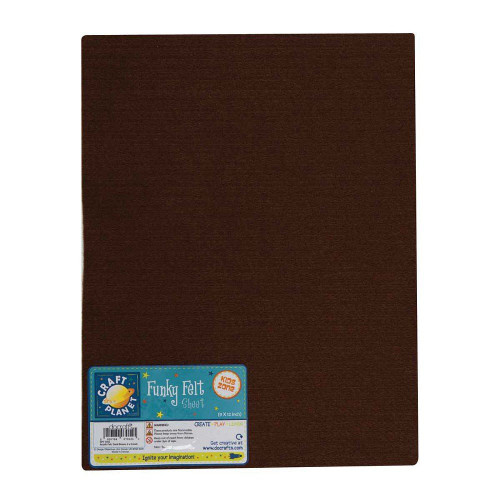 9 x 12 Acrylic Felt - Dark Brown