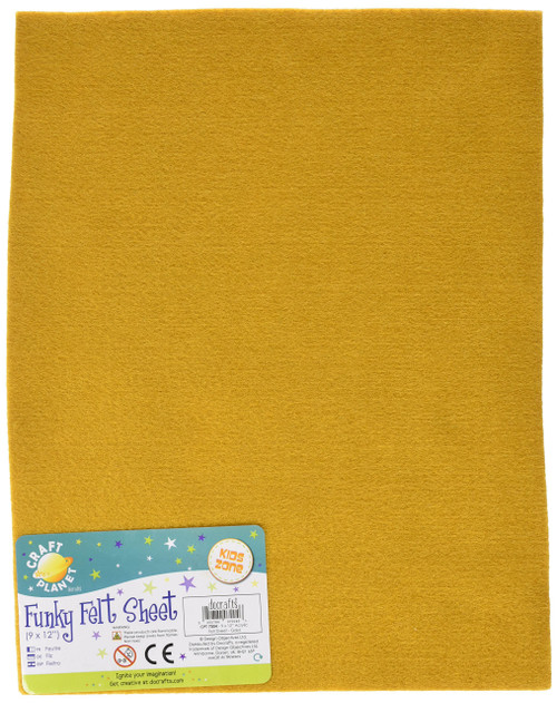 9 x 12 Acrylic Felt - Gold