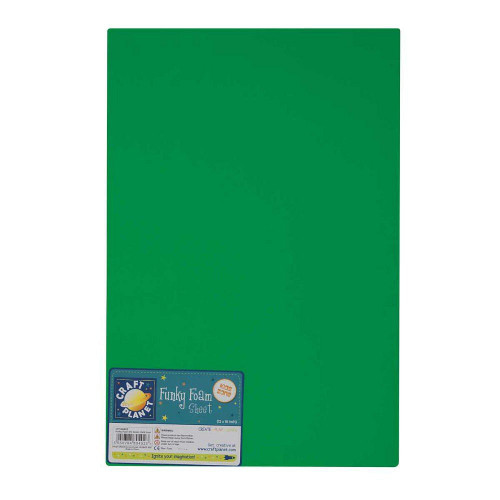 12 x 18 Funky Foam Sheet (2mm Thick) - Green