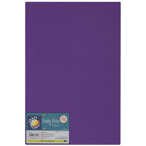 12 x 18 Funky Foam Sheet (2mm Thick) - Purple