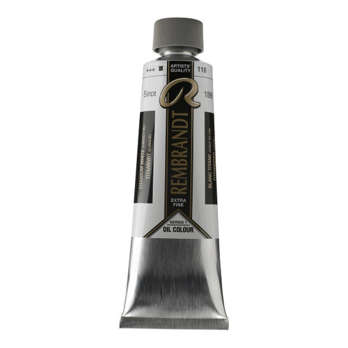 150ml - Rembrandt Oil - Titanium white (linseed oil base) - Series 1