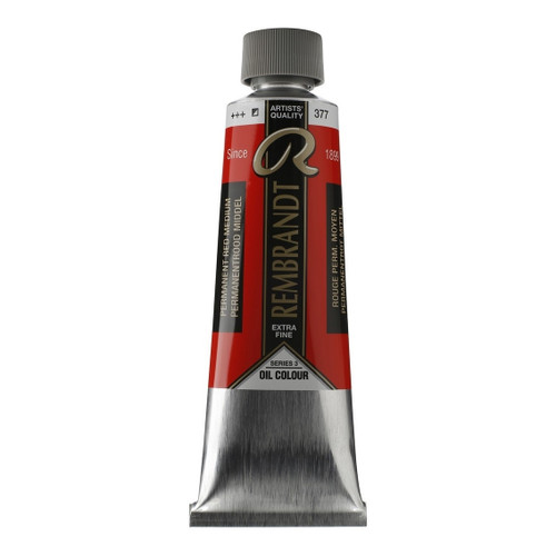 150ml - Rembrandt Oil - Permanent red medium - Series 3
