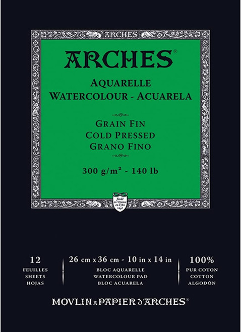 Arches Watercolour Pad - A4 - Cold Pressed