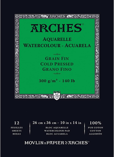 Arches Watercolour Pad - A4 - Cold Pressed