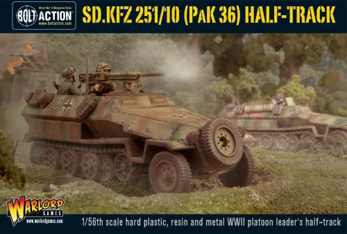 WARLORD - Bolt Action: Sd.Kfz 251/10 Pak 36 Half-track