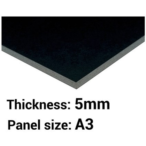 Black Foamboard - 5mm A3 (10 sheets)