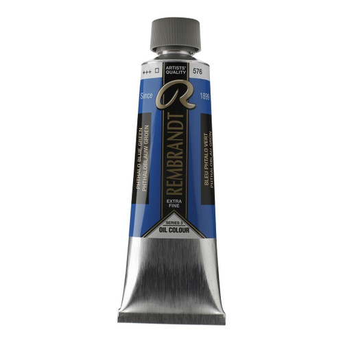 150ml - Rembrandt Oil - Phthalo blue green - Series 3