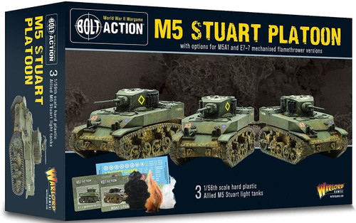 WARLORD - Bolt Action: M5 STUART PLATOON