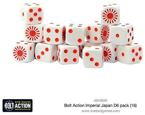 WARLORD - Bolt Action : IMPERIAL JAPANESE D6 DICE PACK