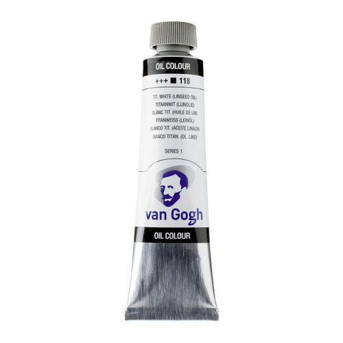 Van Gogh Oil 40ml Titanium White-Linseed
