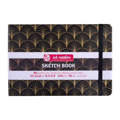 Talens Art Creation Sketchbook Art Deco | 21 x 14.8 cm, 140 g, 80 sheets Talens Art Creation Sketchbook Art Deco | 21 x 14.8 cm, 140 g, 80 sheets