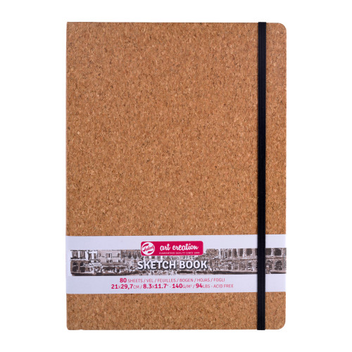 Talens Art Creation Sketchbook Cork | 21 x 29.7 cm, 140 g, 80 sheets