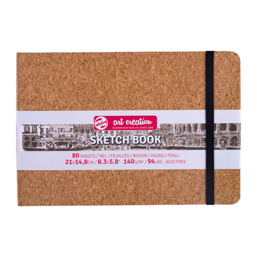 Talens Art Creation Sketchbook Cork | 21 x 14.8 cm, 140 g, 80 sheets