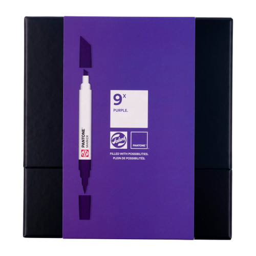 Talens Pantone Marker purple 9 set