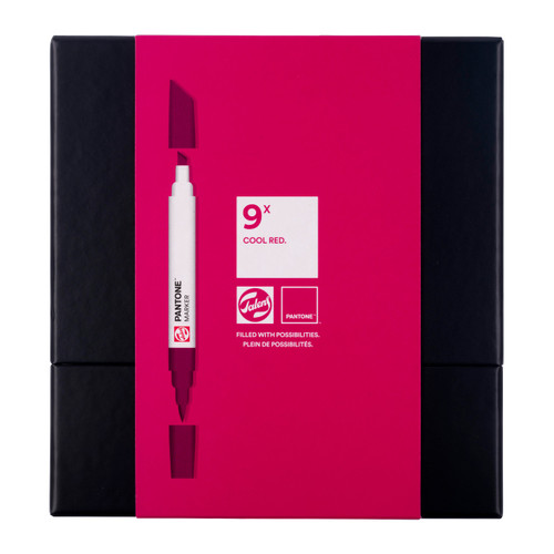 Talens Pantone Marker warm red 9 set