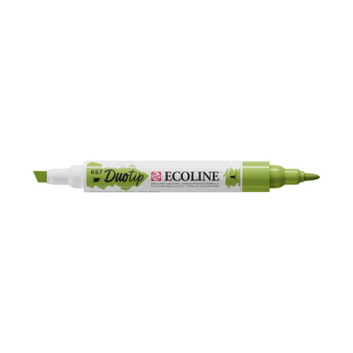 Ecoline Duotip Marker Bronze Green 657