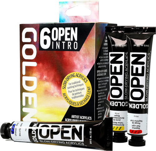 Golden OPEN Intro Set (6 x 22ml + Thinner)