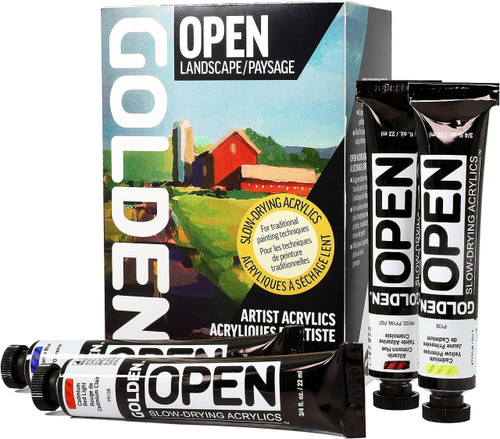 Golden OPEN Landscape Set (7 x 22ml + Extras)