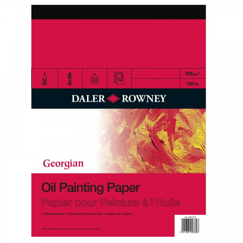 DALER GEORGIAN OIL PAD - 14X10" 290G 12SHEETS