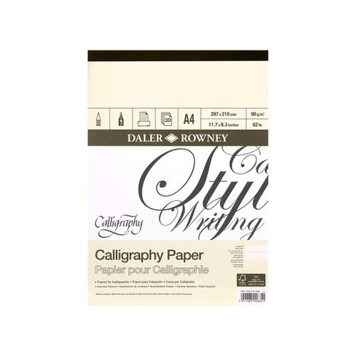 DALER CALLIGRAPHY PAD - A4 90G 30SHEETS