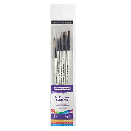 DALER GRADUATE 5 BRUSH SYNTHETIC DETAIL SET