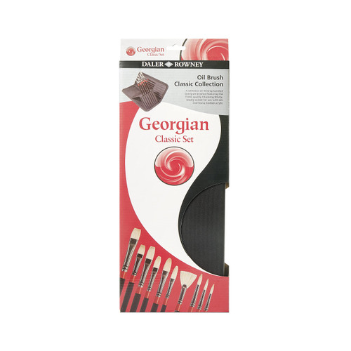 DALER GEORGIAN CLASSIC ZIP CASE - 10 BRUSHS ASSORTED